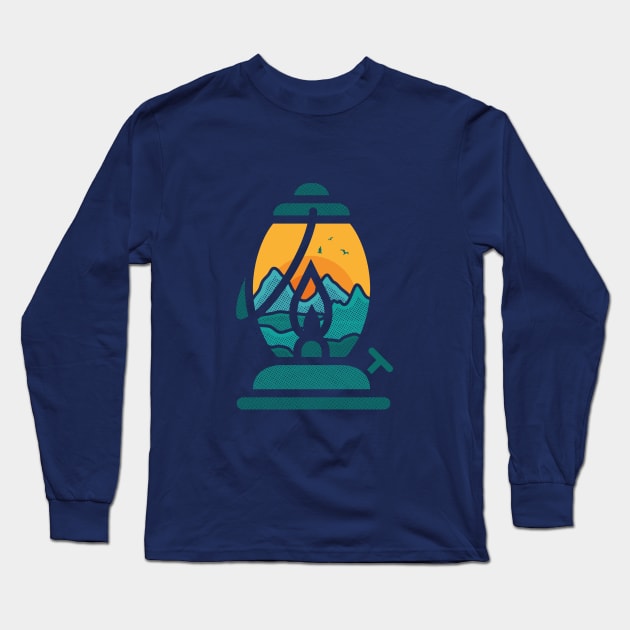 Oil lamp Long Sleeve T-Shirt by Johann Brangeon